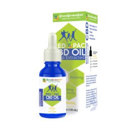 Med Pac CBD Hemp Extracted Oil, Original Flavor, 6000mg (50mg per serving), 4 fl oz (120ml)