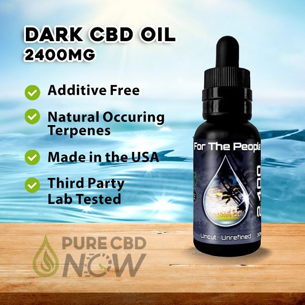 FTP Dark CBD Oil Tincture 2400mg 30ml Sublingual