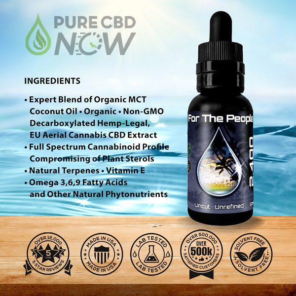 FTP Dark CBD Oil Tincture 2400mg Ingredients