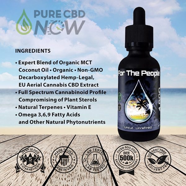 FTP Dark CBD Oil Tincture 4800mg Ingredients