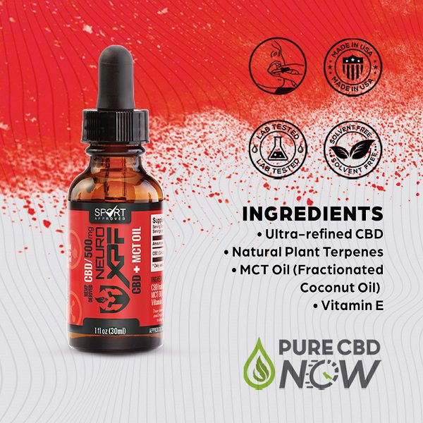 Neuro XPF CBD 500mg Extract MCT Oil 30ml Ingredients