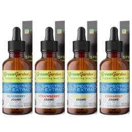 Green Garden Hemp Extract Tincture All Flavors