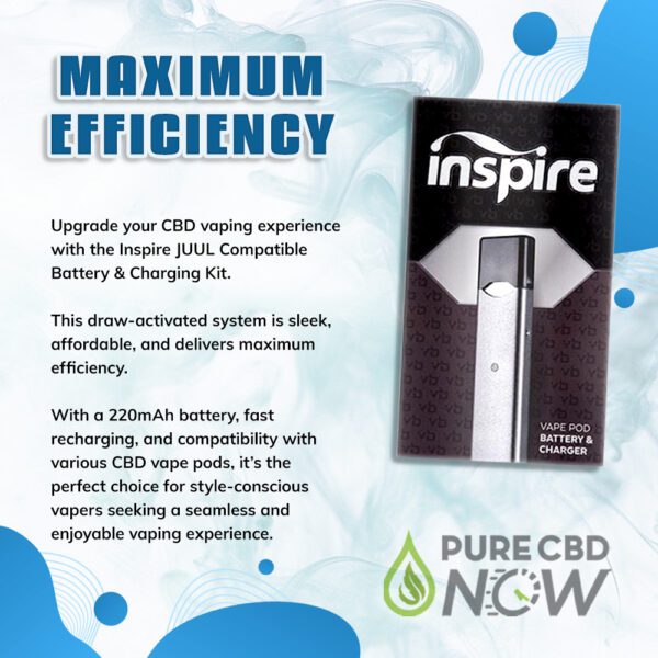 Inspire Juul Compatible Battery & Charging Kit