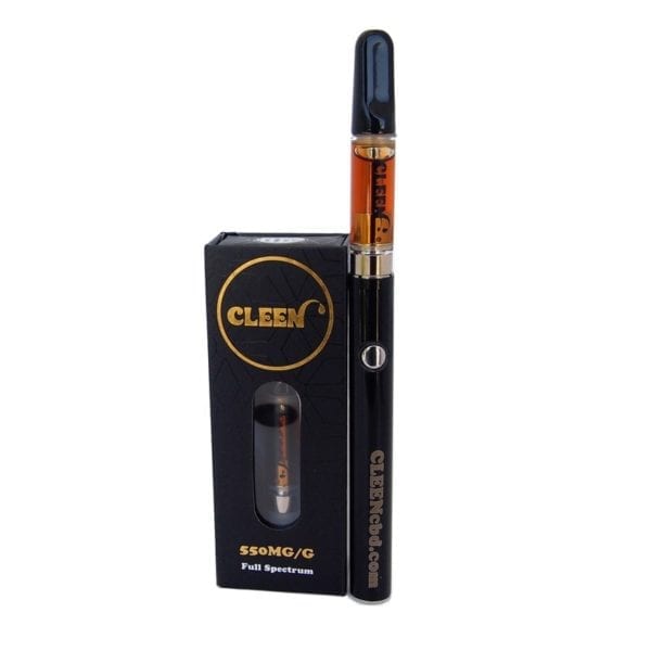 CLEEN CBD Full Spectrum Uncut Vape Kit (550mg or 275mg)