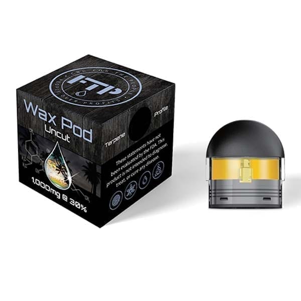 CBD For The People Uncut CBD Wax Pods - X1 1000mg @ 30% (Choose Options) PODS ONLY