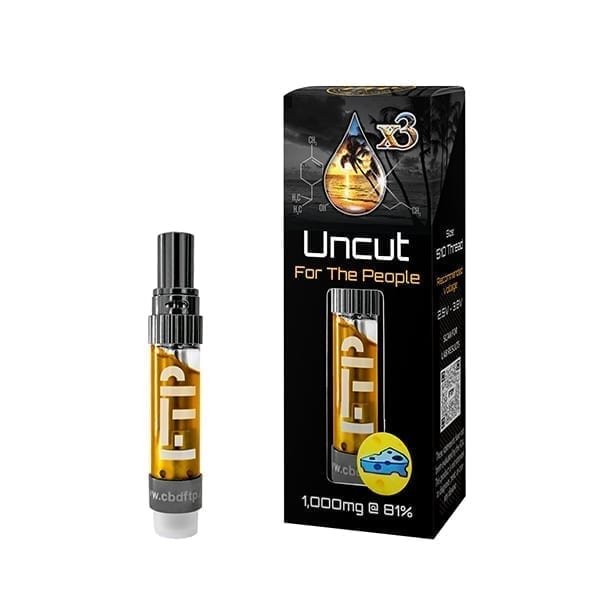 The CBD FTP Uncut – X3 405mg Cartridge