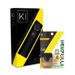 Hempzilla Ki DEVICE PEN & Ki PODS STARTER KIT (Choose Flavor)