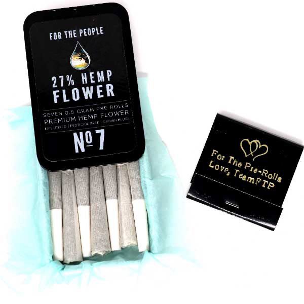 CBD Flower Pre-Rolls by For the People (7 Pack)