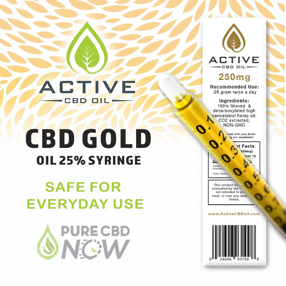 CBD Gold Syringe