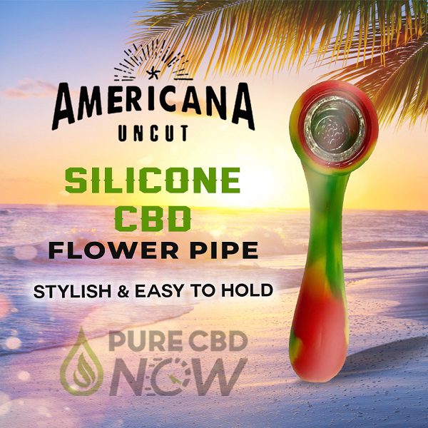 Americana Silicone CBD Flower Pipe Marley