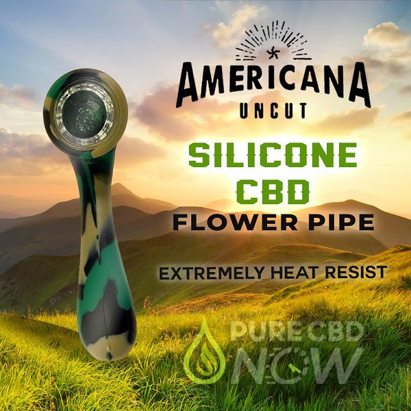 Americana Silicone CBD Flower Pipe Camo