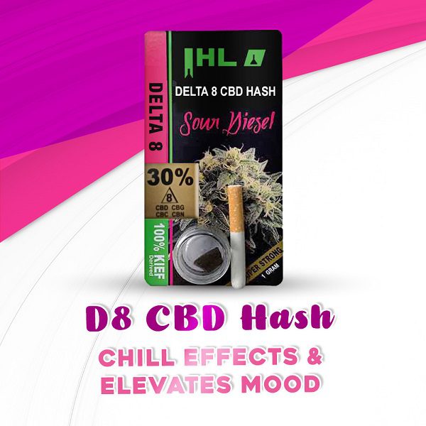 Delta 8 CBD Hash Sativa Black Hash Sour Diesel