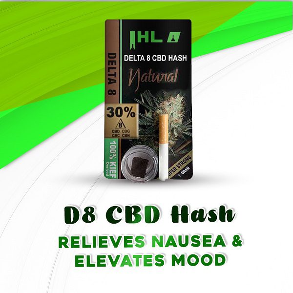 Delta 8 CBD Hash Sativa Black Hash Natural