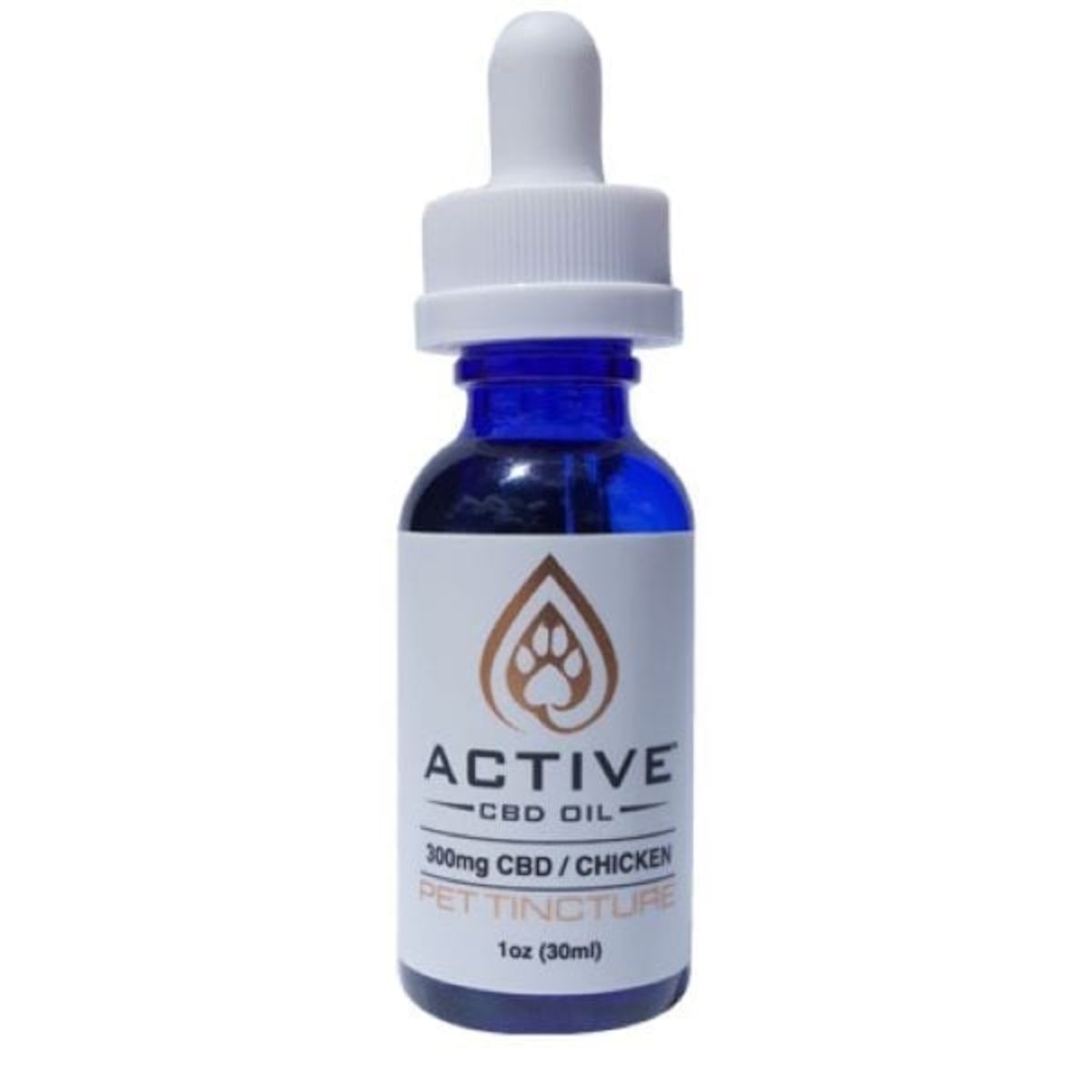 Active CBD Oil Pet Tincture 300mg – (Chicken)