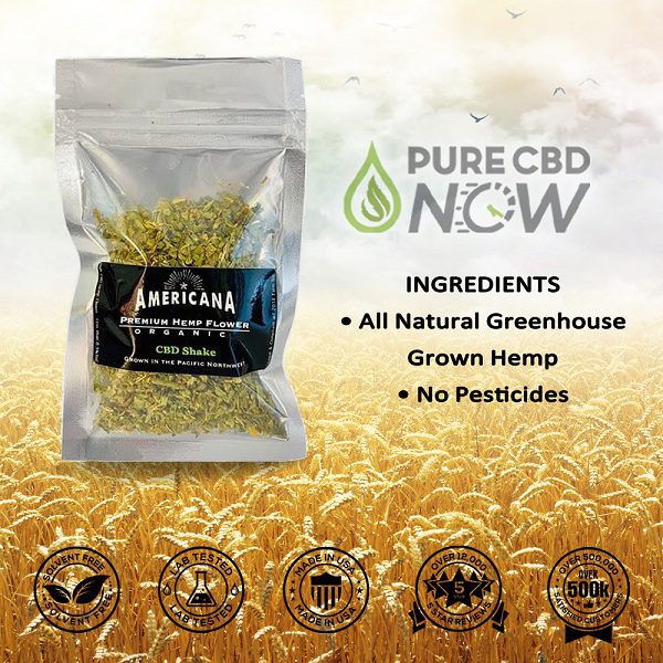 Americana Premium CBD Shake Ingredients