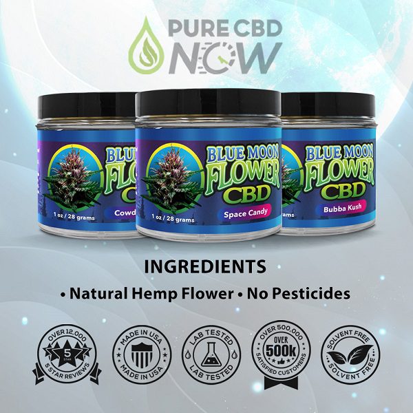 Blue Moon Hemp CBD Flower Buds Ingredients