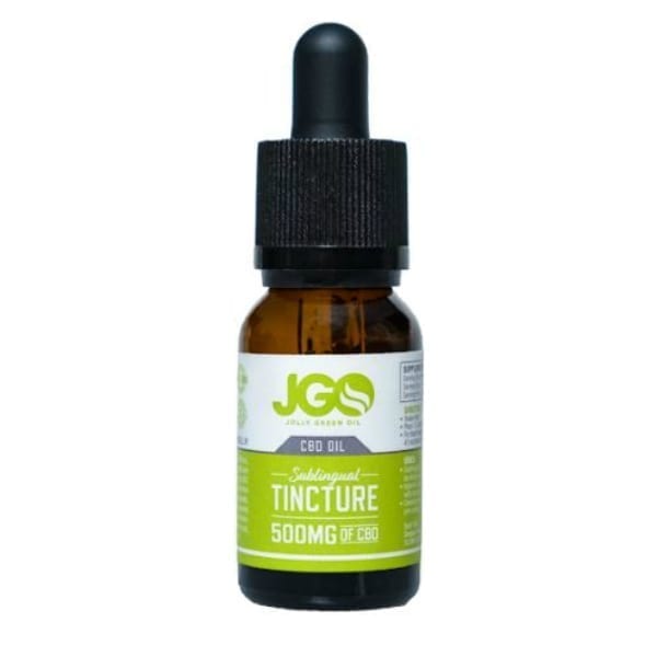 JGO 500mg Sublingual CBD Oil Tincture 15ml