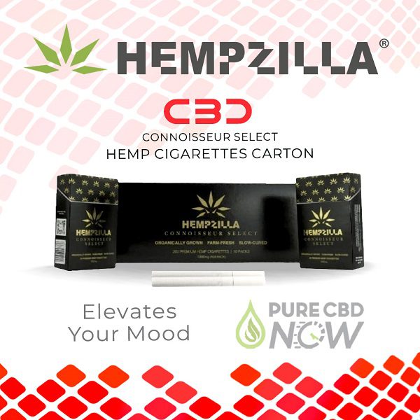 Hempzilla CBD Hemp Cigarettes Carton