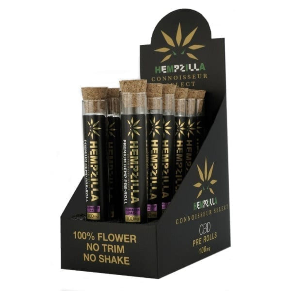 Hempzilla Connoisseur Select Pre-Roll Case of 12 (Choose Strain/Flavor)