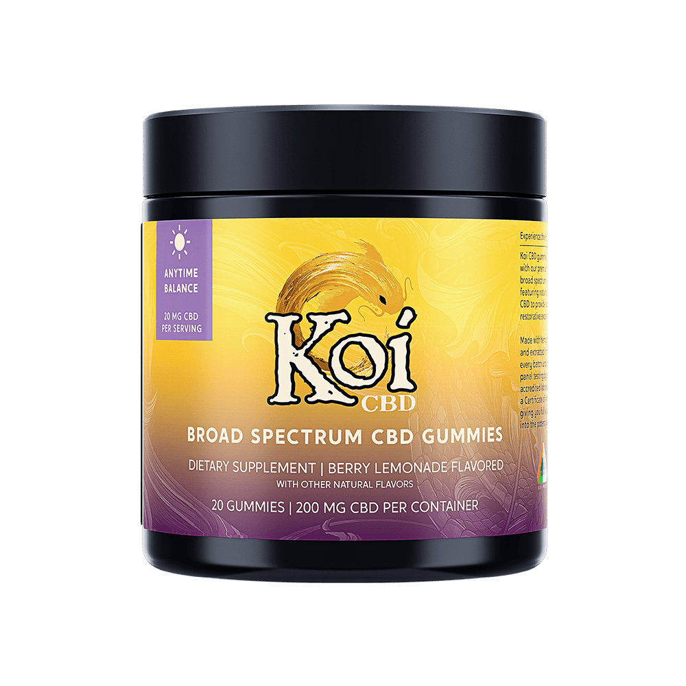 Koi CBD Broad Spectrum Anytime Balance CBD Gummies