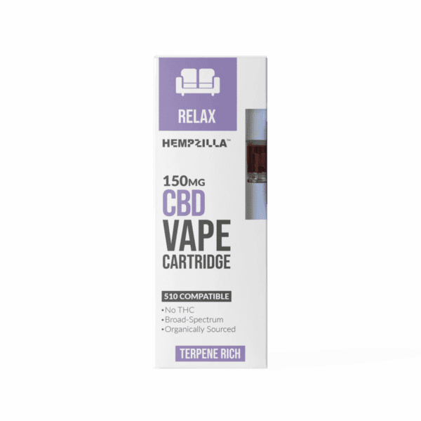 CBD Relax Vape Cartridge 150mg