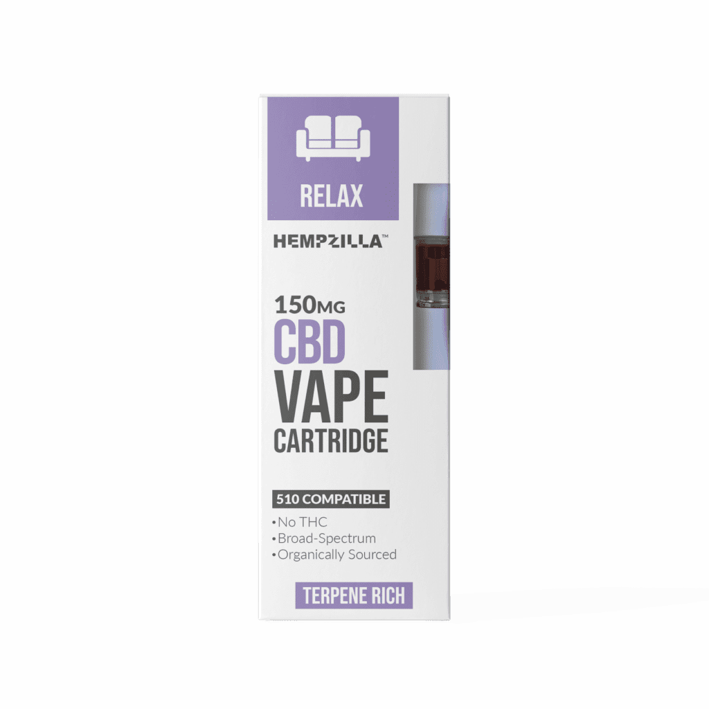 CBD Relax Vape Cartridge 150mg