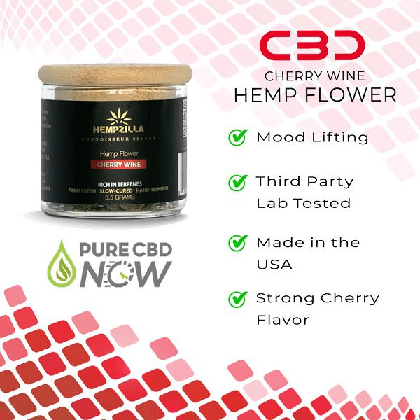 Buy online Cherry Wine Hemp Flower CBD