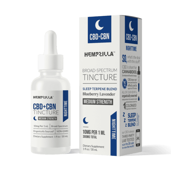 CBD + CBN Nighttime Tincture 300mg