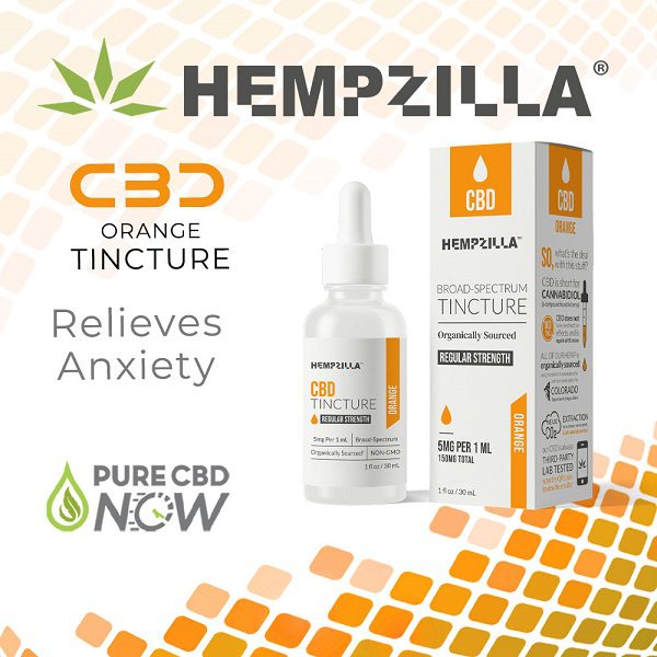 Hempzilla CBD Orange Tincture