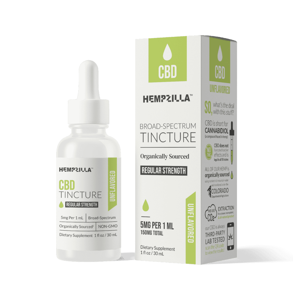 CBD Unflavored Tincture 150mg