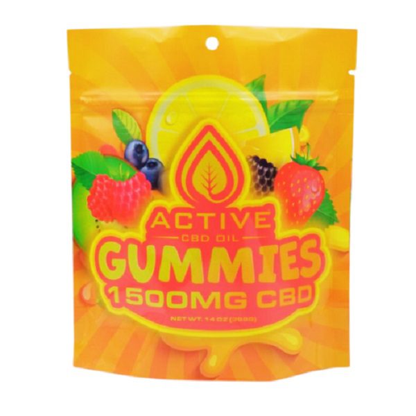 Active CBD Oil High Strength Gummies 1500mg