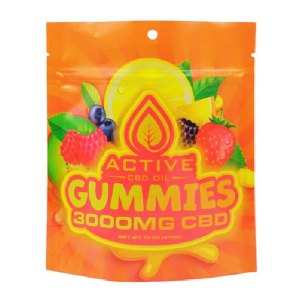 Active CBD Oil High Strength Gummies 3000mg