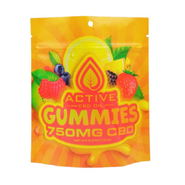 Active CBD Oil High Strength Gummies 750mg