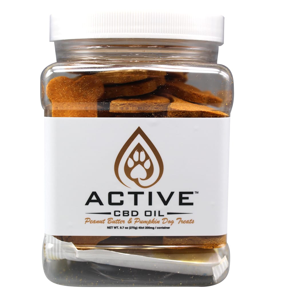 Active CBD Oil Dog Treats 5mg CBD Per Biscuit