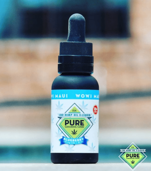 Pure CBD Vapors CBD Hemp Oil E-Liquid Blue Berry 1000 MG View 2