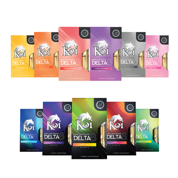 Koi Delta 8 THC Vape Cartridges 1 gram