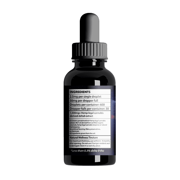 iDelta 1500 30ml Tincture Diamond Ingredients