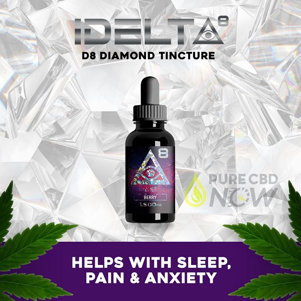 iDelta8 Diamond Delta 8 THC Tincture 1500mg