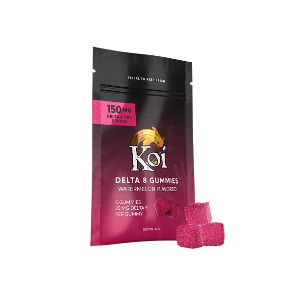 Koi Delta 8 Gummies - Watermelon Flavor