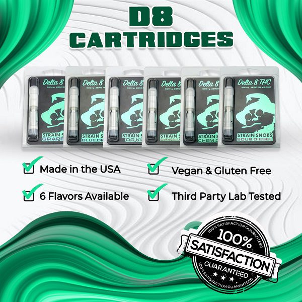 Buy Delta 8 Distillate Cartridge 500mg or 1000mg