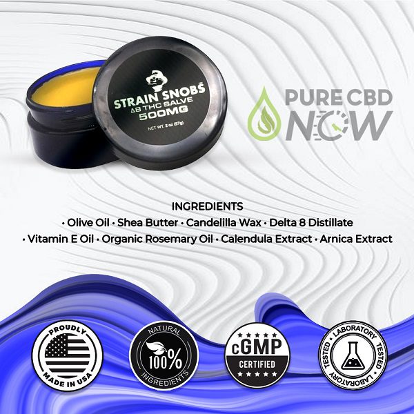 Strain Snobs Delta 8 Salve Ingredients