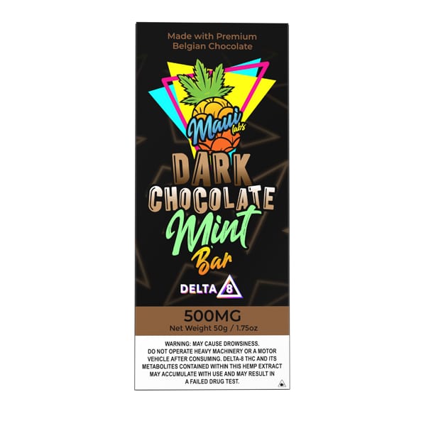 DELTA 8 Chocolate Bars - Dark Chocolate Front