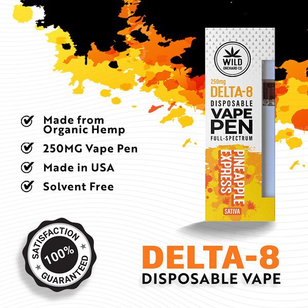 Wild Orchard Delta 8 vape Pineapple Express