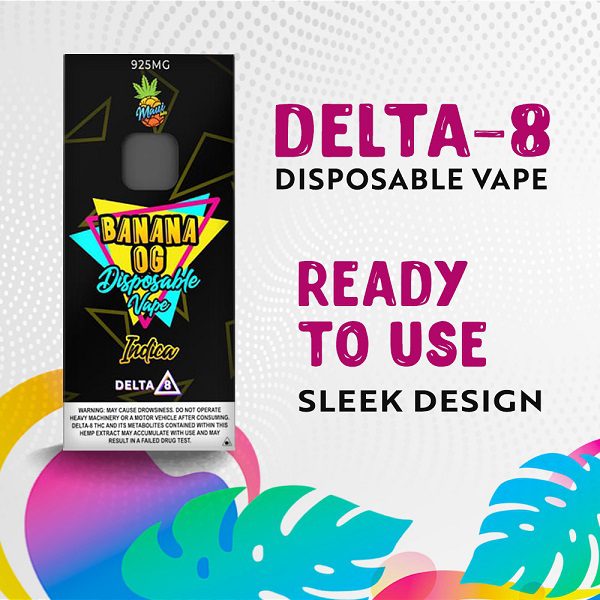 Maui Labs DELTA 8 Disposable Vape Pen Banana og