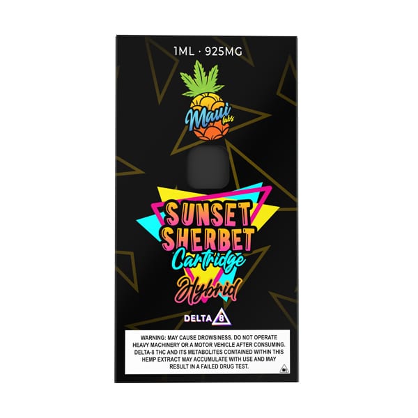 DELTA 8 Cartridge 925mg 1ml - Sunset Sherbet- Hybrid