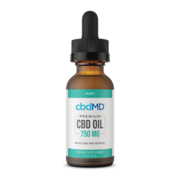 CBD Oil Tincture Drops 30mL Mint 750mg