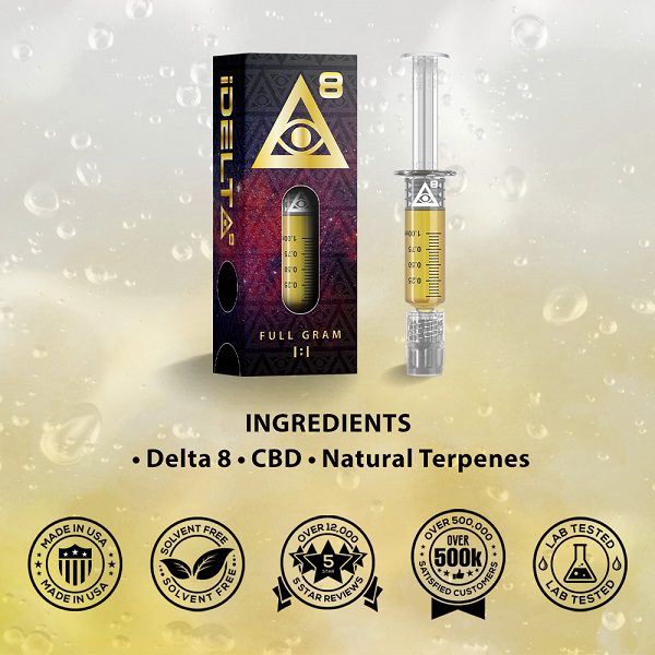 iDELTA8 Gold Delta 8 Dab Syringe Ingredients