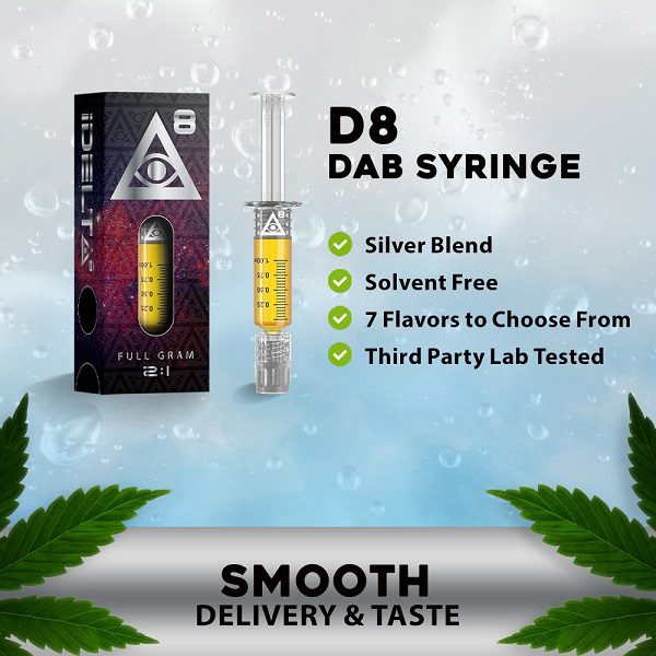 Buy iDELTA8 Silver Dab Syringe