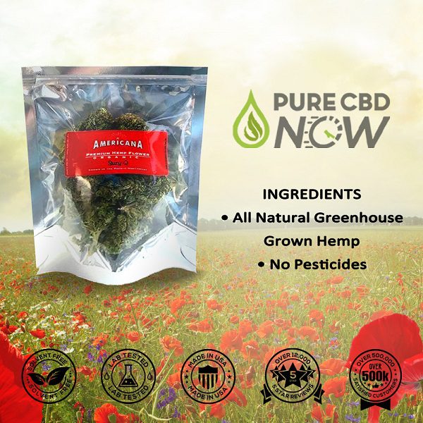 Americana CBD Flower Buds Suzy-Q Ingredients