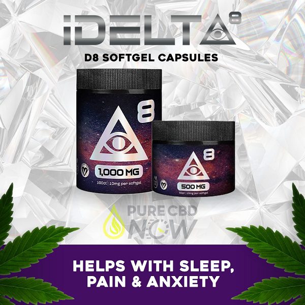 DIAMOND iDelta8 Softgel Capsules 500mg or 1000mg